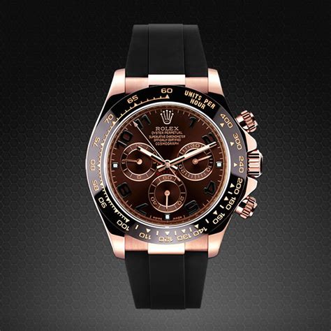 rolex daytona black rubber band|Rolex daytona on leather strap.